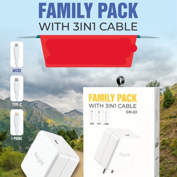Family Pack with 3in1 Cable