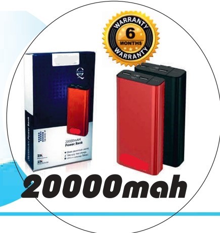 Power Bank, 20000mAh, Aluminum