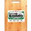 Bulfyss Large Natural Bamboo Wood Chopping Cutting Board for Kitchen Vegetables