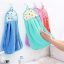 Microfiber Wash Basin Hanging Hand Kitchen Towel Napkin with Ties