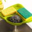Multipurpose Plastic Kitchen Sink Organizer Corner Tray Sink Rack for Kitchen Sink soap Holder for Kitchen