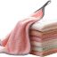 SHIDHMI Microfiber Dish Washing Cloth 4 Pack Coral Fleece Cleaning Towel