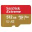 SanDisk Extreme 512GB microSDXC ¢ UHS-I, 190MB Read