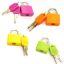 Set of 4 Small Padlocks for Securing Luggage